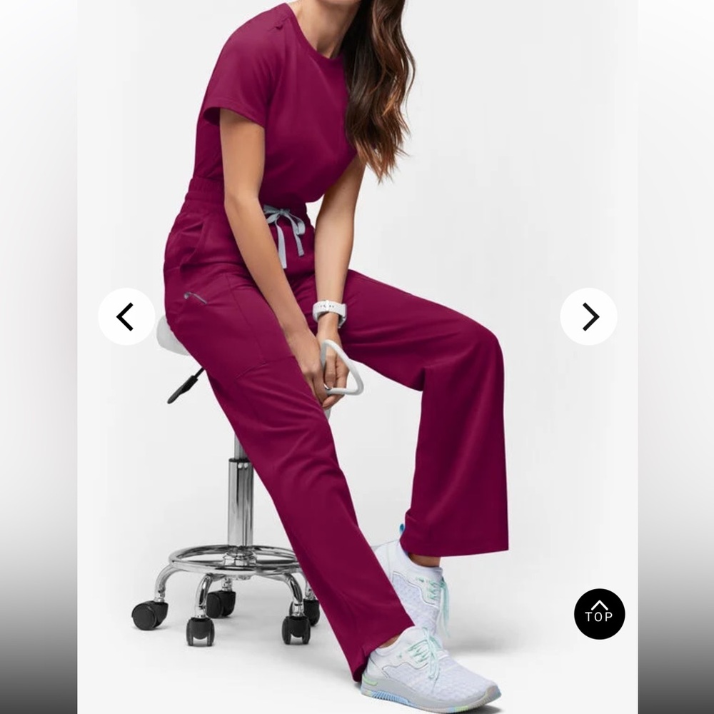 Small/Tall ReSurge Scrub Set- Wine